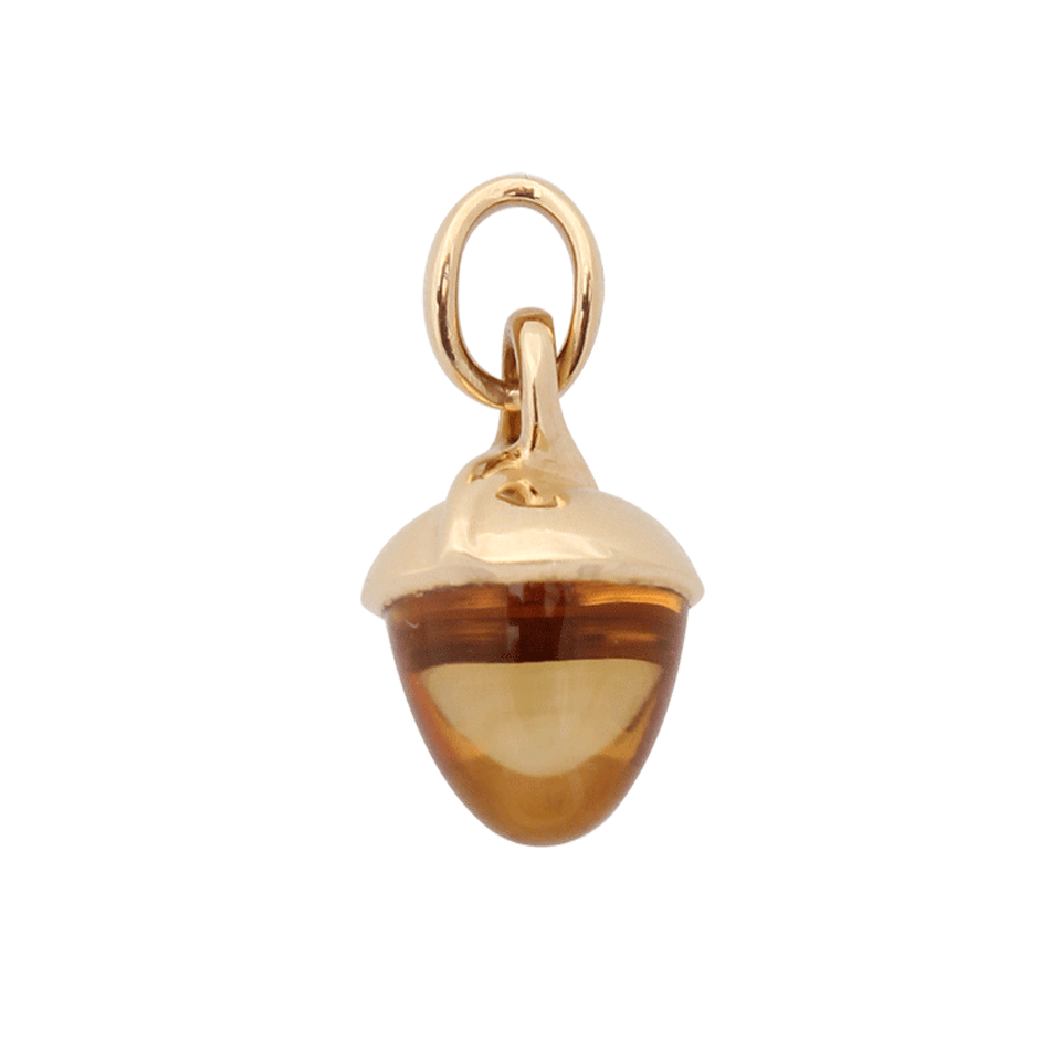 TAMARA COMOLLI-Honey Citrine Mikado Bouquet Pendant-YELLOW GOLD
