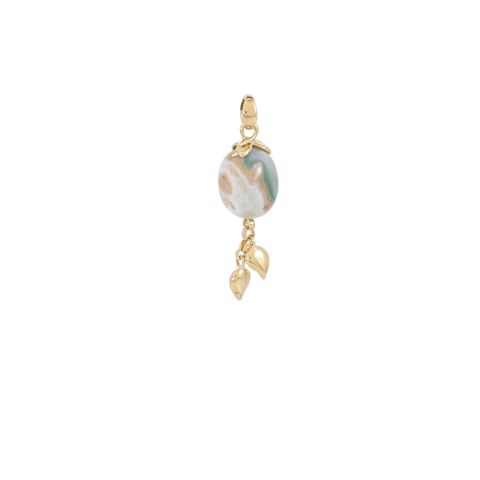 TAMARA COMOLLI-Large Ocean Jasper Coconut Pendant-YELLOW GOLD
