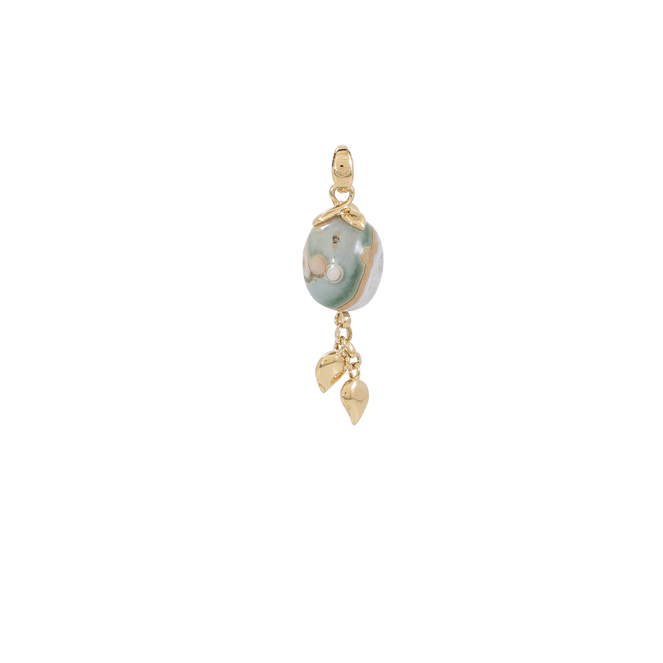 TAMARA COMOLLI-Large Ocean Jasper Coconut Pendant-YELLOW GOLD