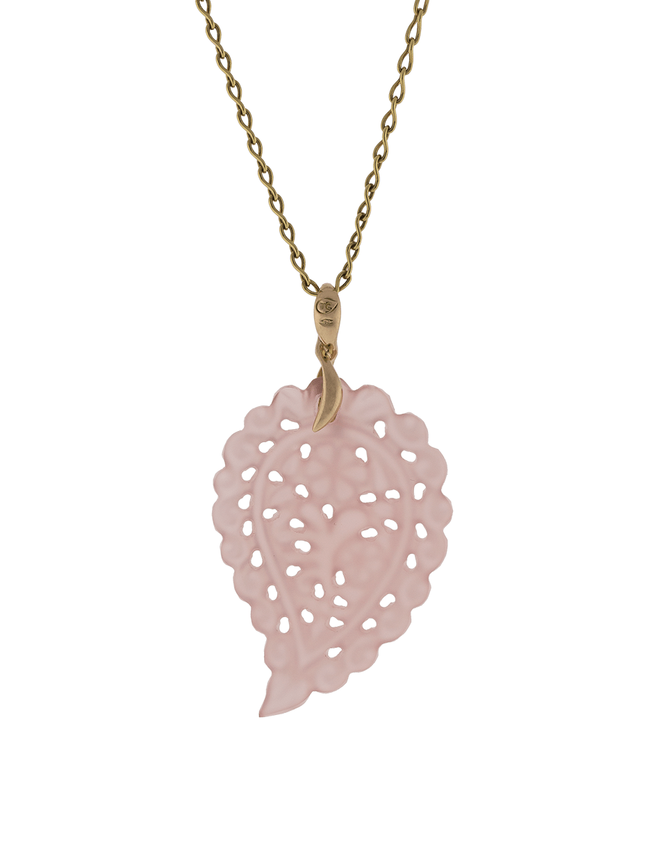 TAMARA COMOLLI-Medium Rose Chalcedony India Pendant-YELLOW GOLD