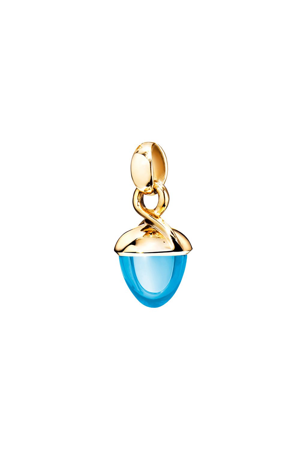 TAMARA COMOLLI-Mikado Swiss Topaz Bouquet Pendant-YELLOW GOLD
