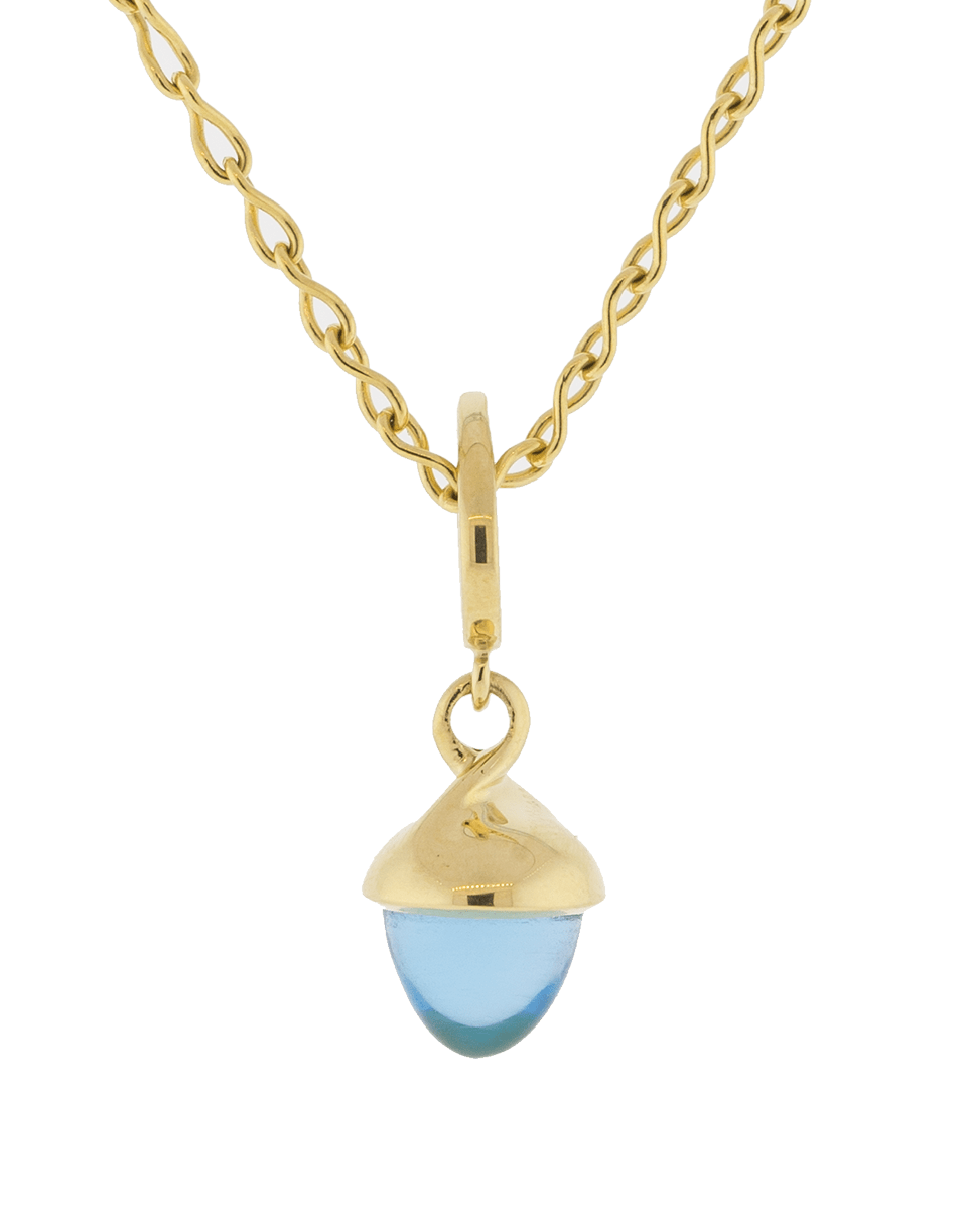 TAMARA COMOLLI-Swiss Topaz Mikado Flamenco Pendant-YELLOW GOLD