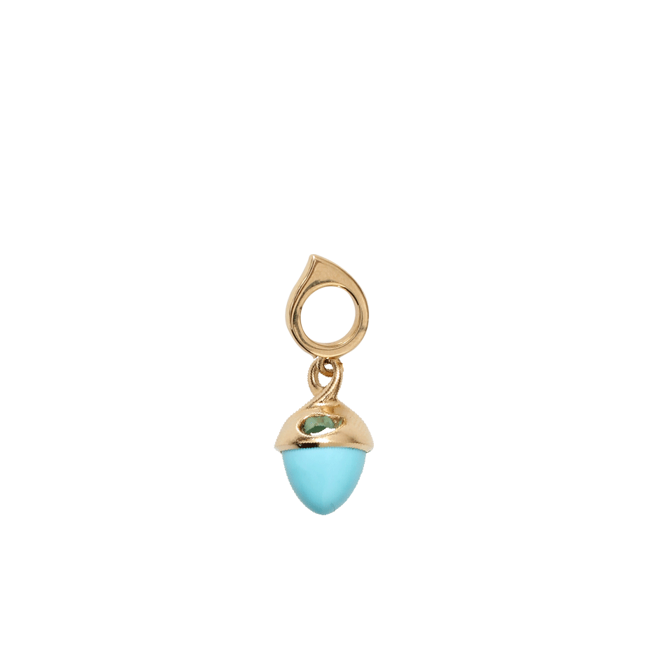 TAMARA COMOLLI-Turquoise Fairy Mikado Bouquet Pendant-YELLOW GOLD
