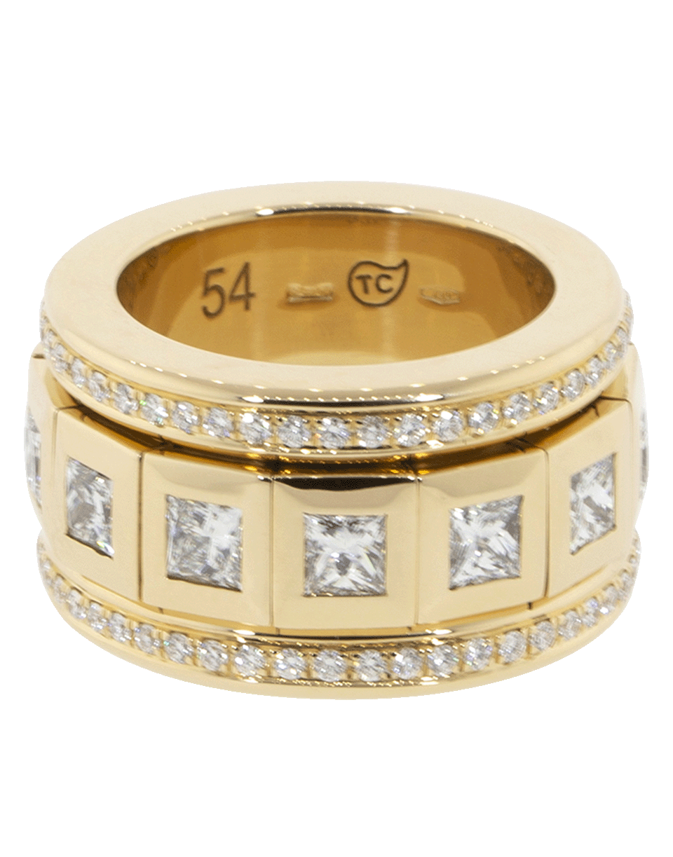 TAMARA COMOLLI-Princess Pave Diamond Ring-ROSE GOLD