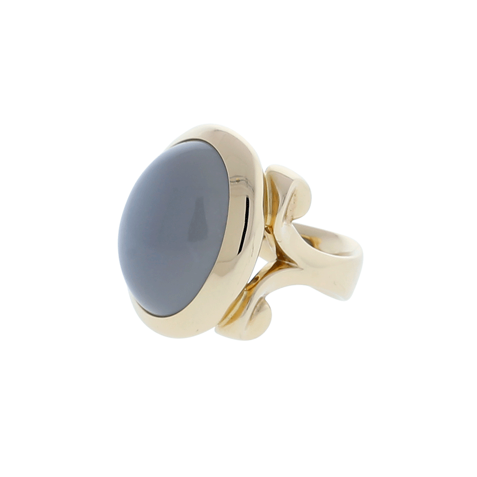 TAMARA COMOLLI-Grey Moonstone Hippie Glam Ring-ROSE GOLD