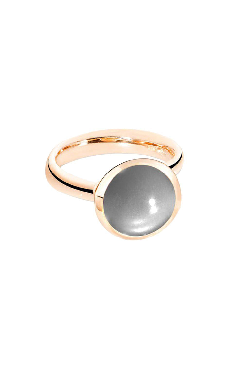 Moonstone Large Bouton Ring-ROSE GOLD-7-JEWELRYFINE JEWELRING-TAMARA COMOLLI