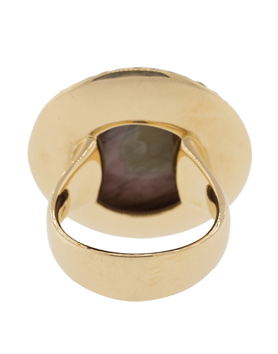 TAMARA COMOLLI-Small Ocean Jasper Pave Ring-ROSE GOLD