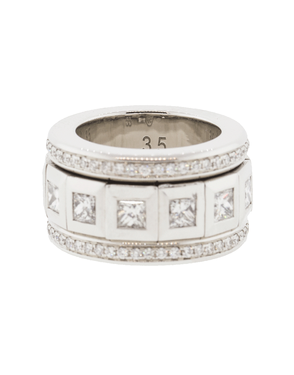 TAMARA COMOLLI-Princess Pave Diamonds Ring-WHITE GOLD