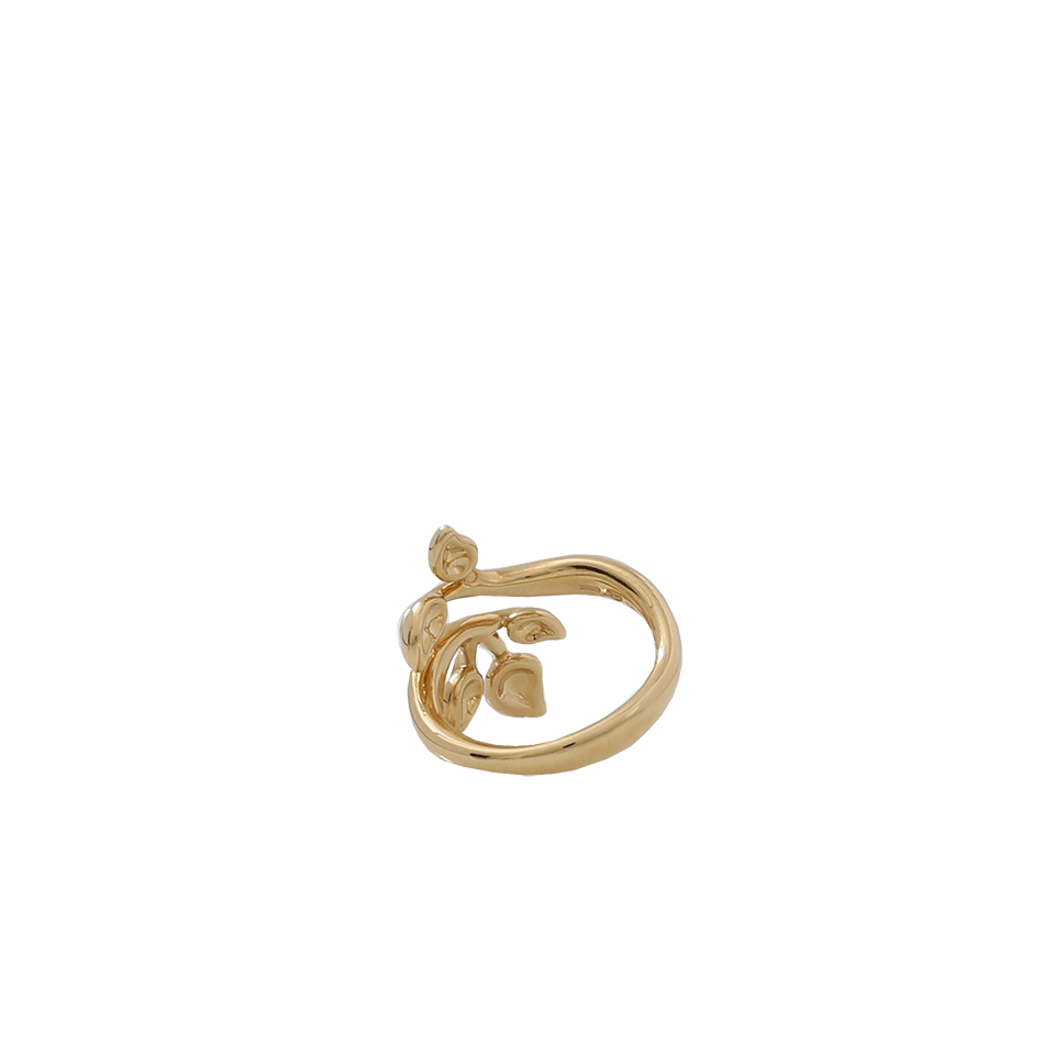 TAMARA COMOLLI-Diamond Paveline Fairy Ring-YELLOW GOLD