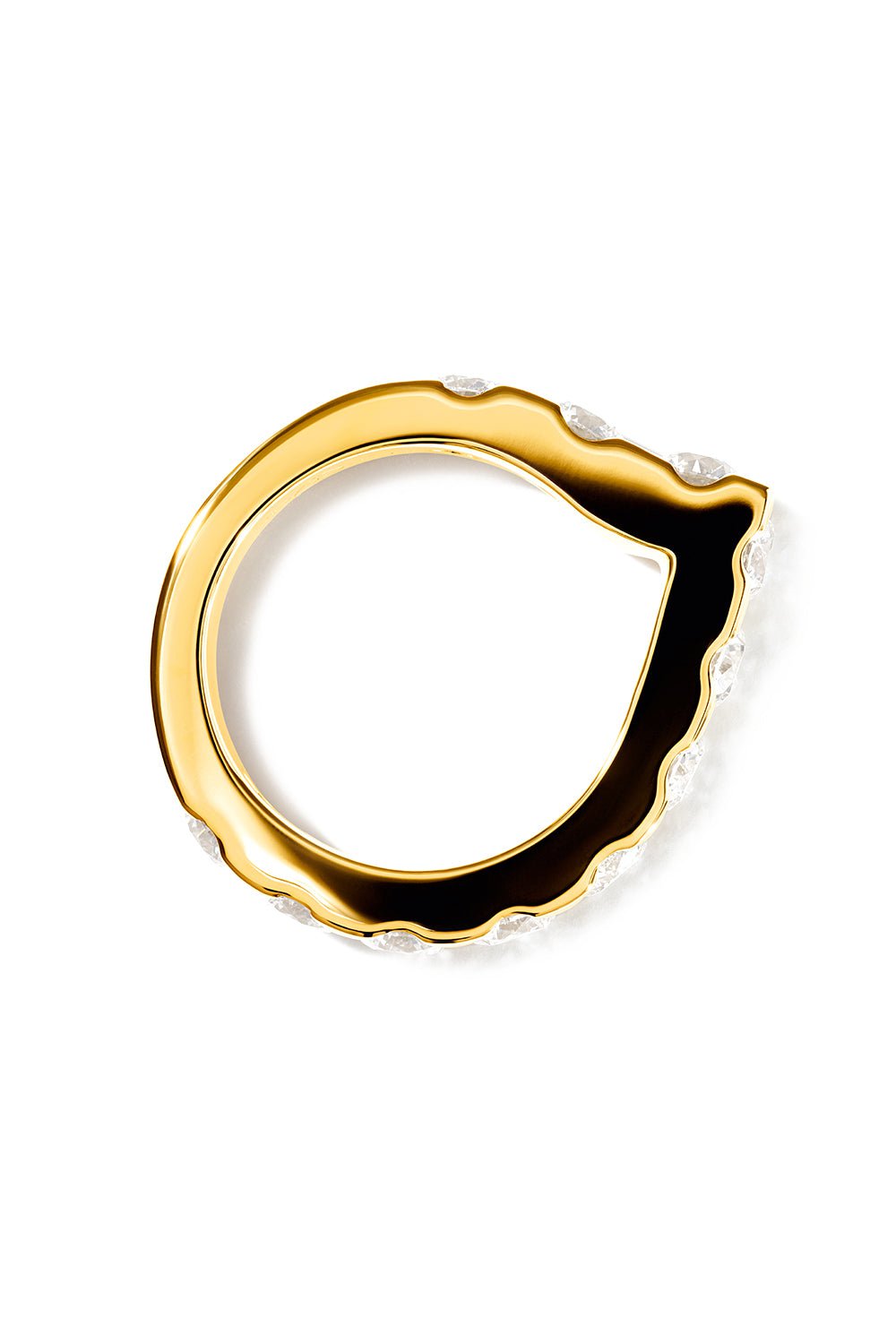 TAMARA COMOLLI-Memoire Classic Signature Drop Ring-YELLOW GOLD