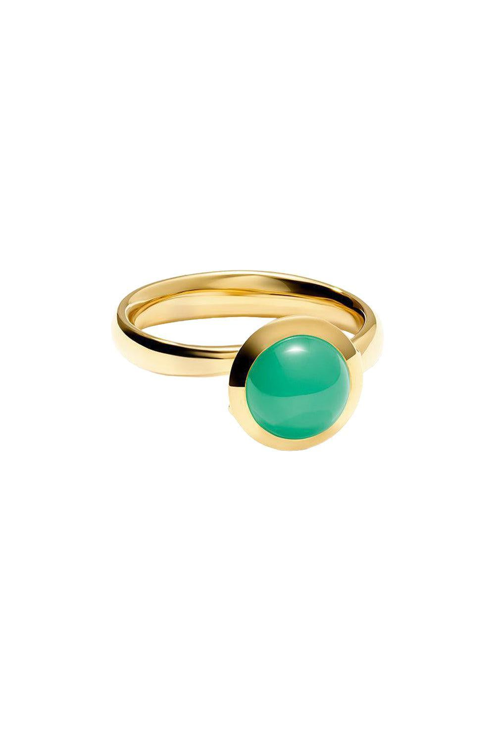 Small Chrysoprase Bouton Ring