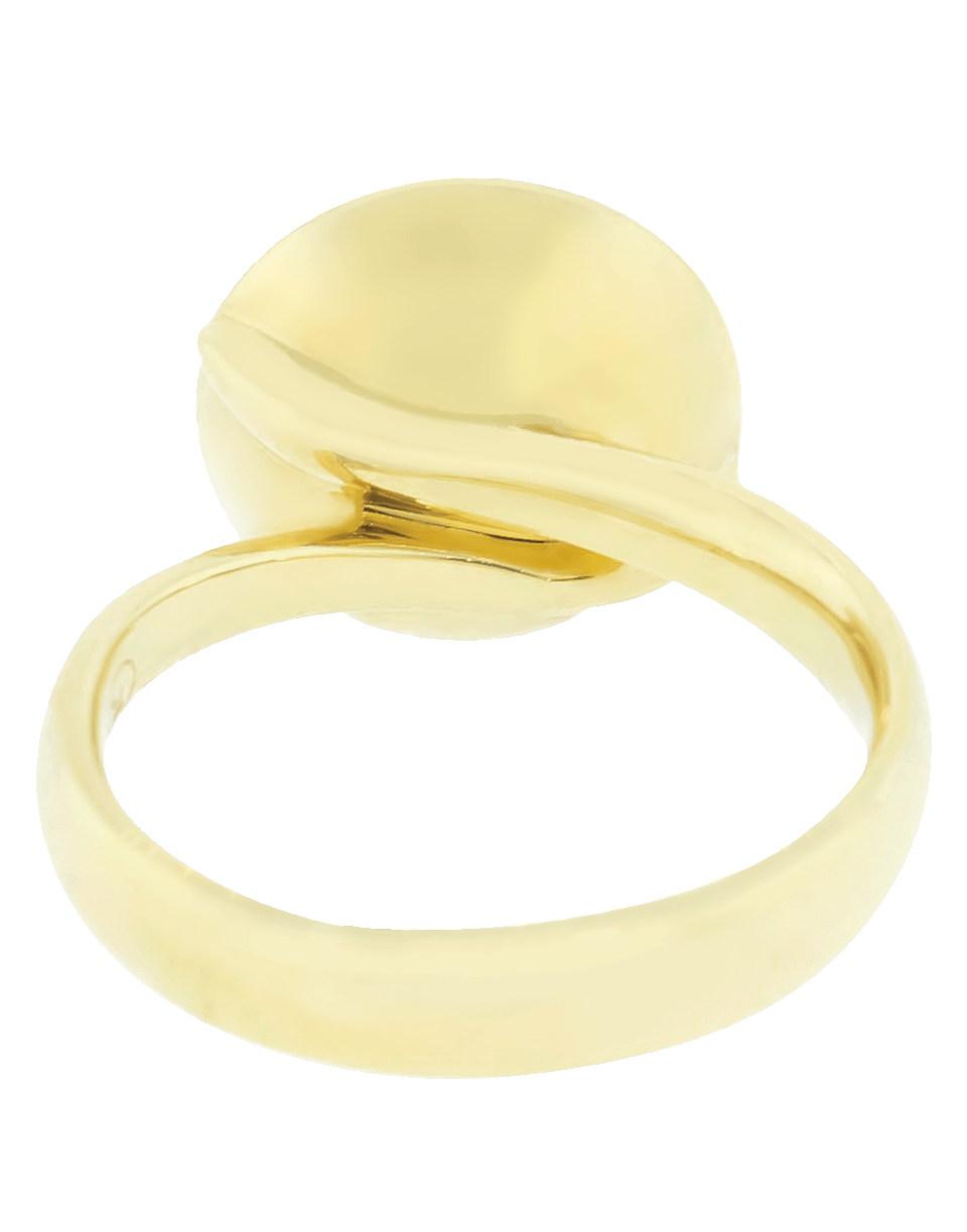 TAMARA COMOLLI-Large Turquoise Bouton Ring-YELLOW GOLD