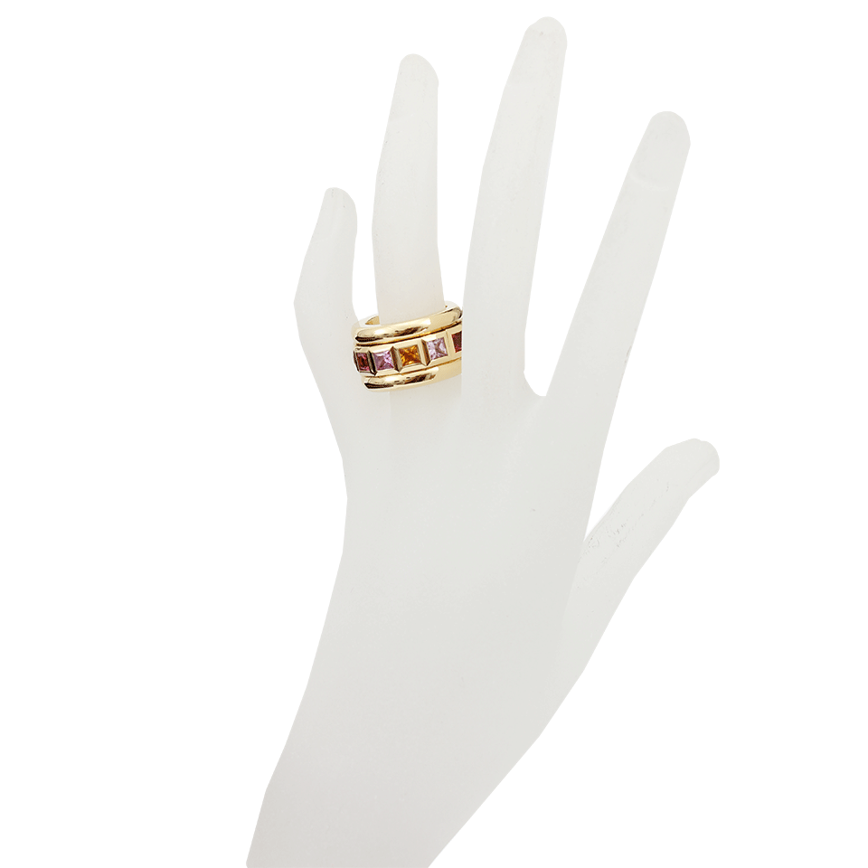 TAMARA COMOLLI-Mandarin Curriculum Vitae Ring-YELLOW GOLD