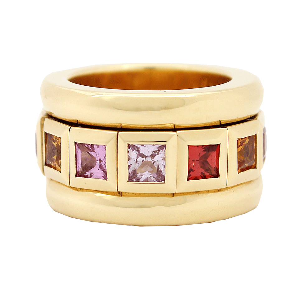 TAMARA COMOLLI-Mandarin Curriculum Vitae Ring-YELLOW GOLD