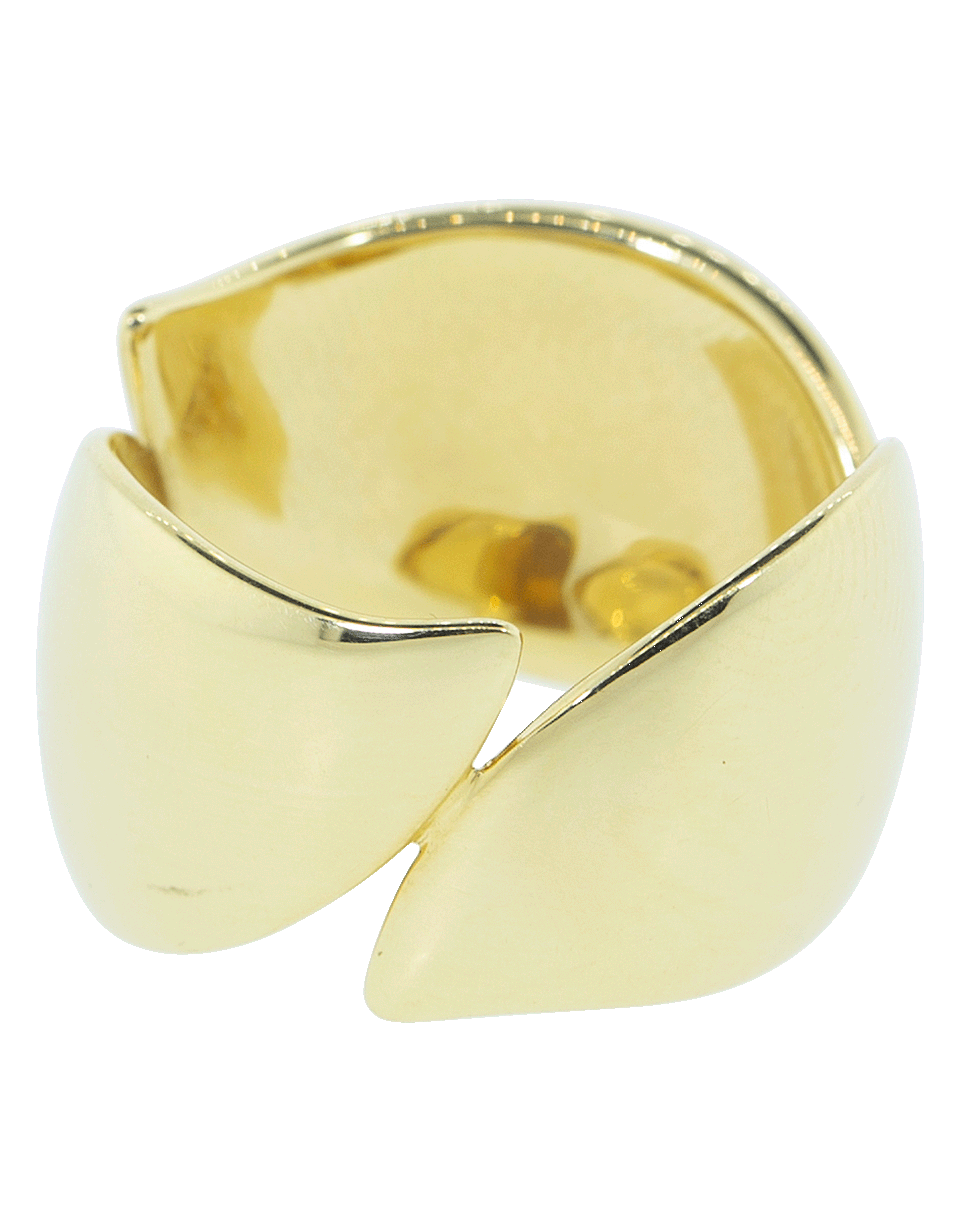 TAMARA COMOLLI-Large Pave Diamond Wave Ring-YELLOW GOLD