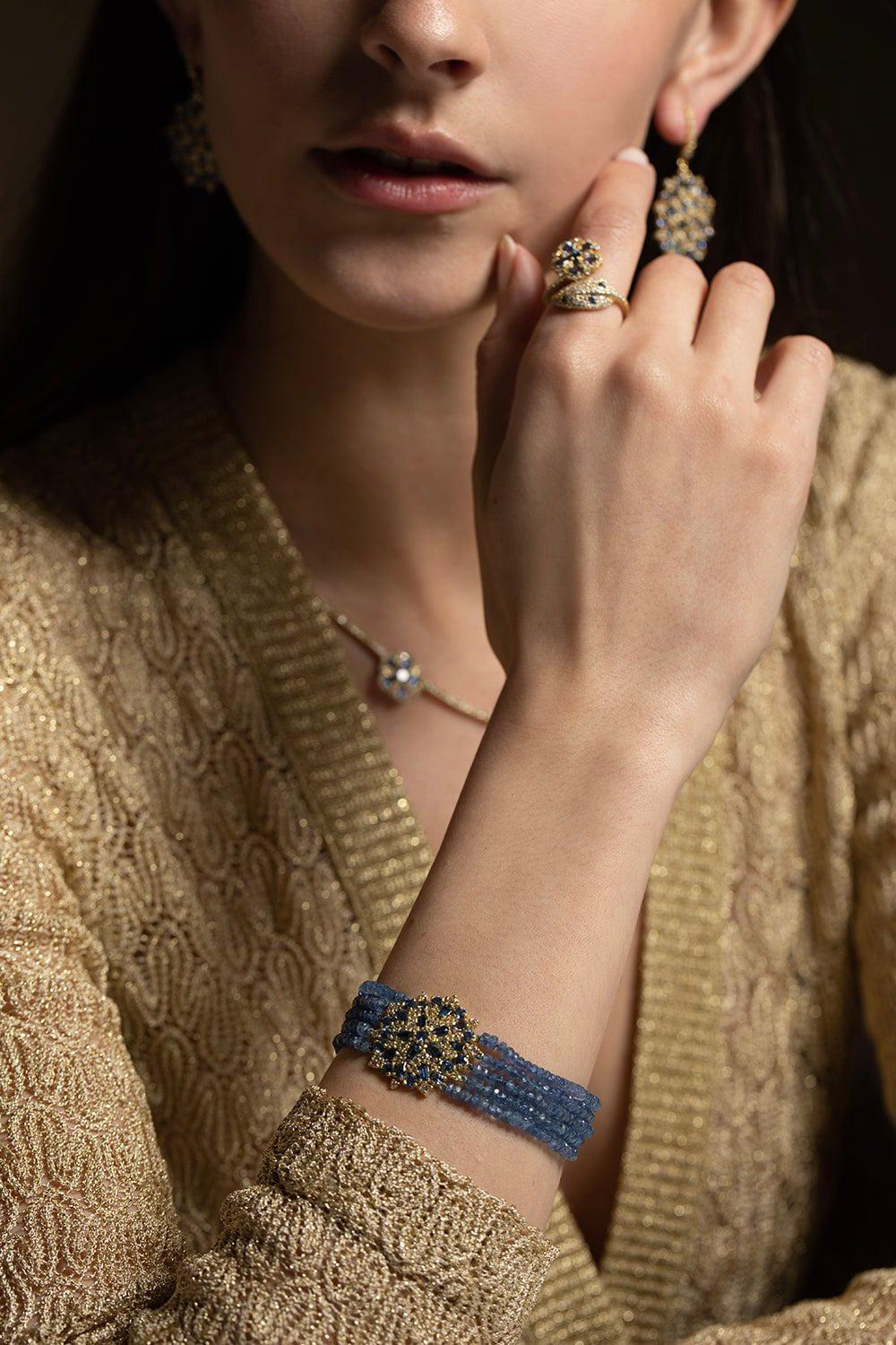 TANYA FARAH-Arabian Nights Bracelet-YELLOW GOLD