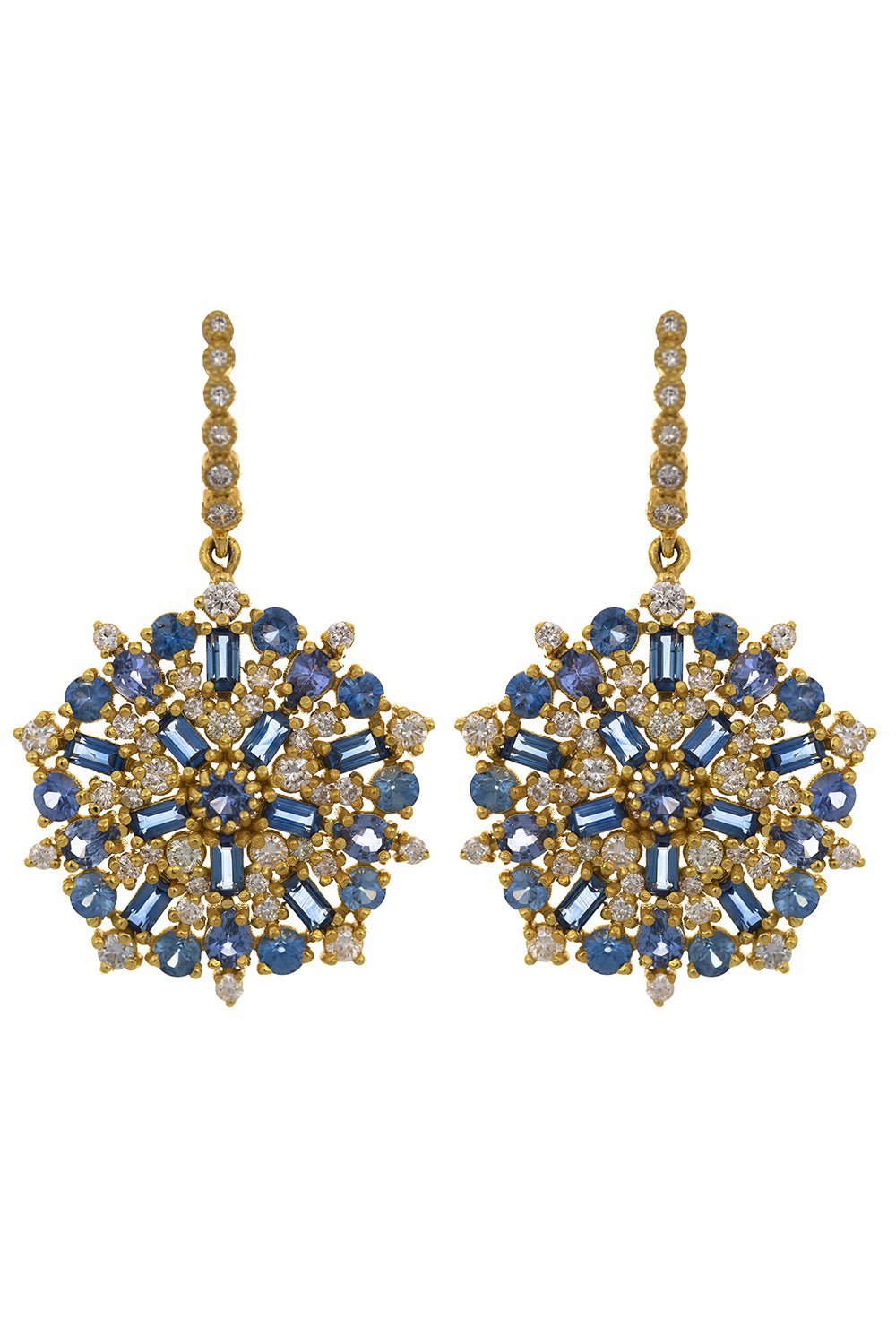  TANYA FARAH-Arabian Nights Earrings-YELLOW GOLD 