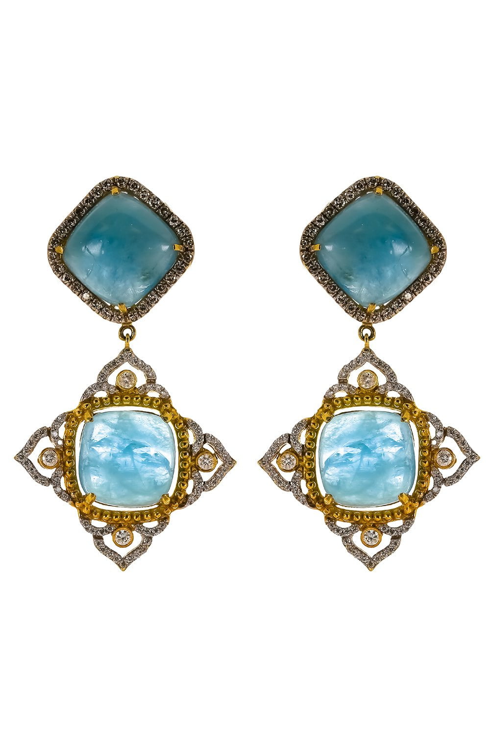 TANYA FARAH-Royal Couture Earrings-YELLOW GOLD