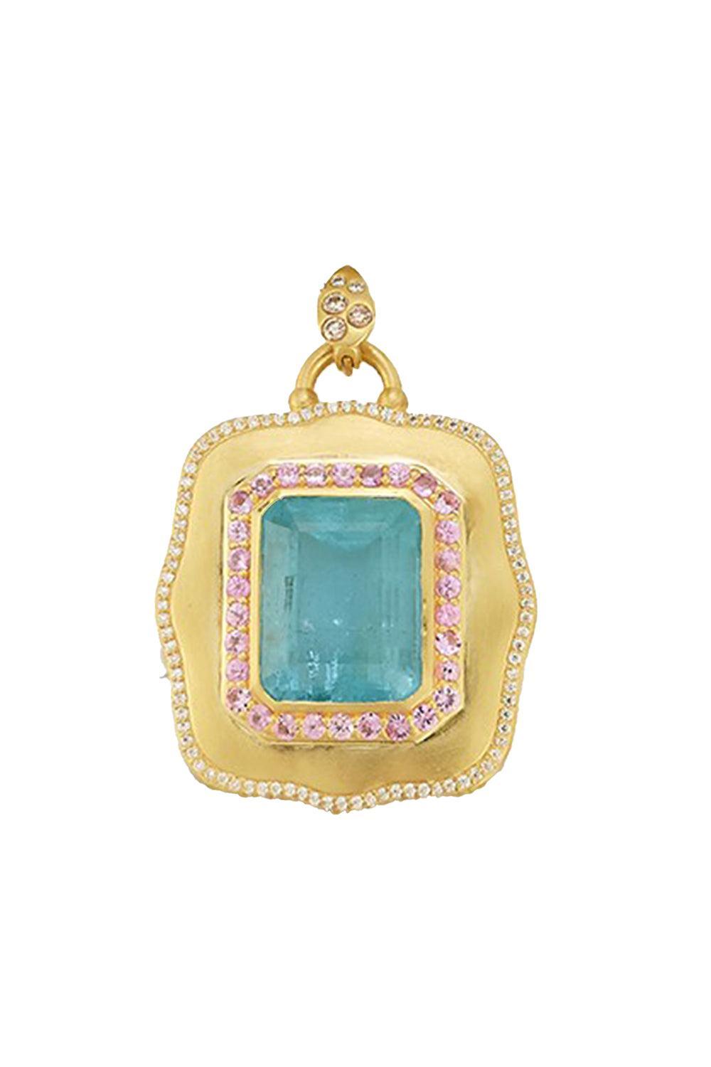 Modern Etruscan XL Scroll Pendant-YELLOW GOLD-JEWELRYFINE JEWELPENDANT-TANYA FARAH