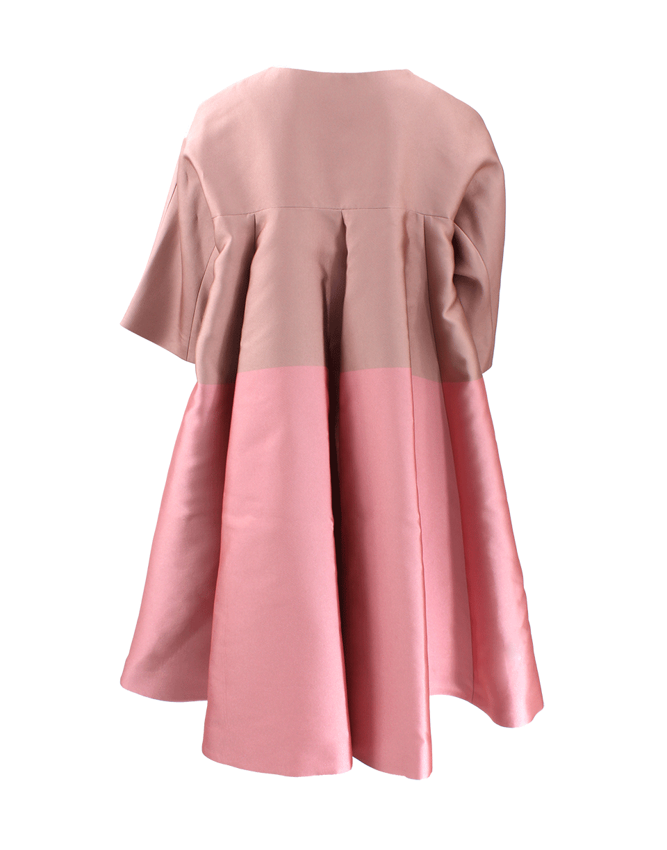 TEMPERLEY LONDON-Two-Tone Evening Coat-BLUSH