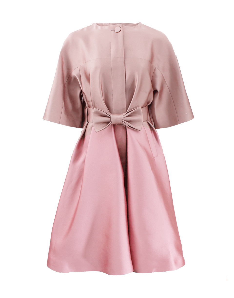 TEMPERLEY LONDON-Two-Tone Evening Coat-BLUSH