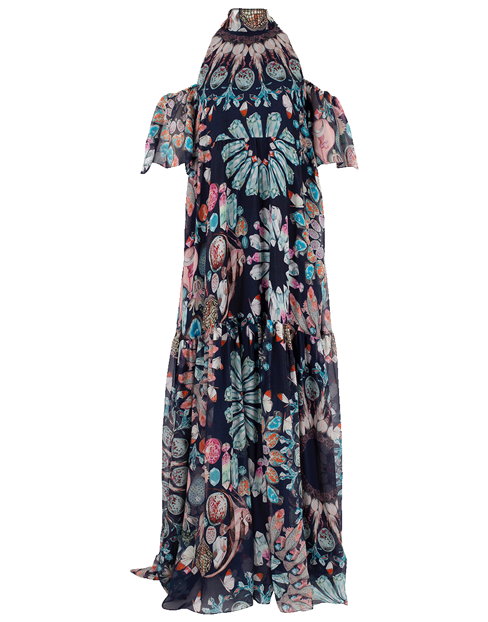 TEMPERLEY LONDON-Quartz Printed Dress-