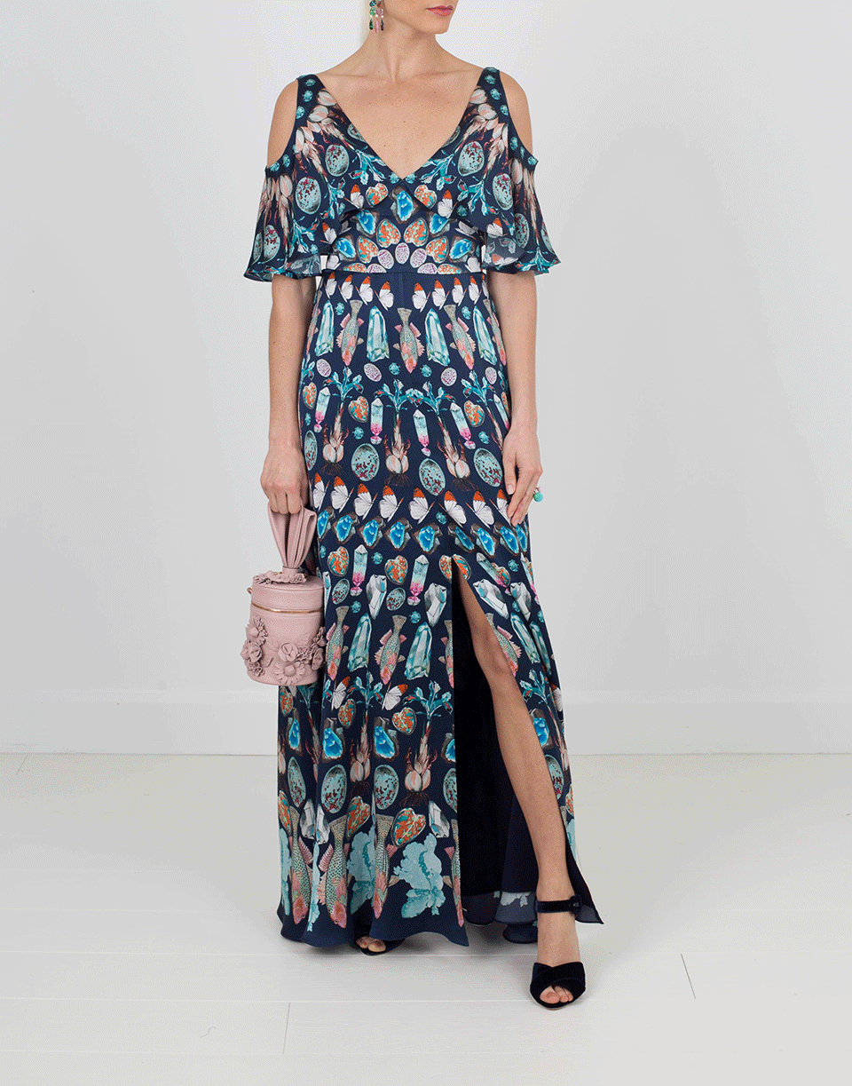 TEMPERLEY LONDON-Quartz Printed Dress-