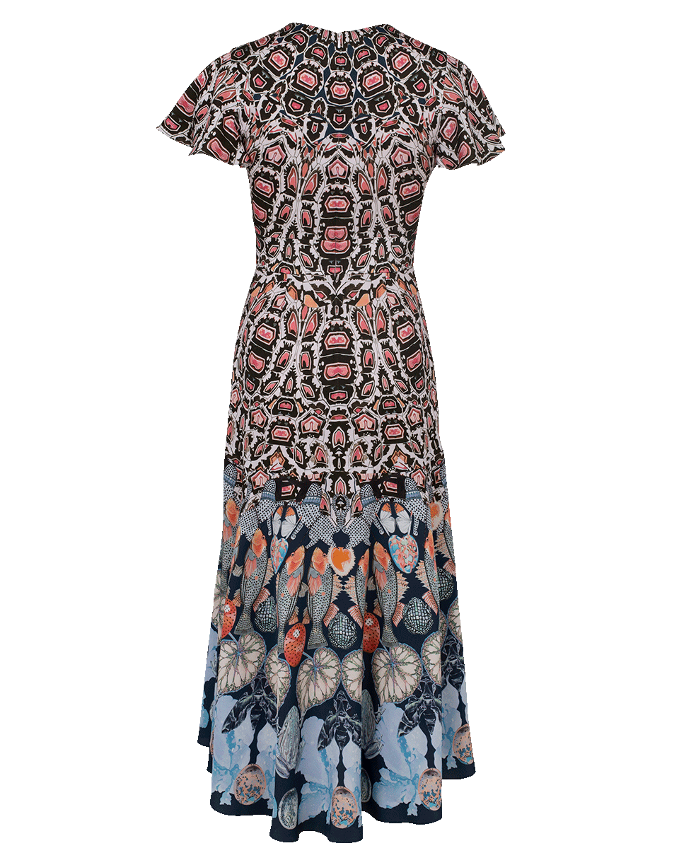 TEMPERLEY LONDON-Spiral Printed Dress-