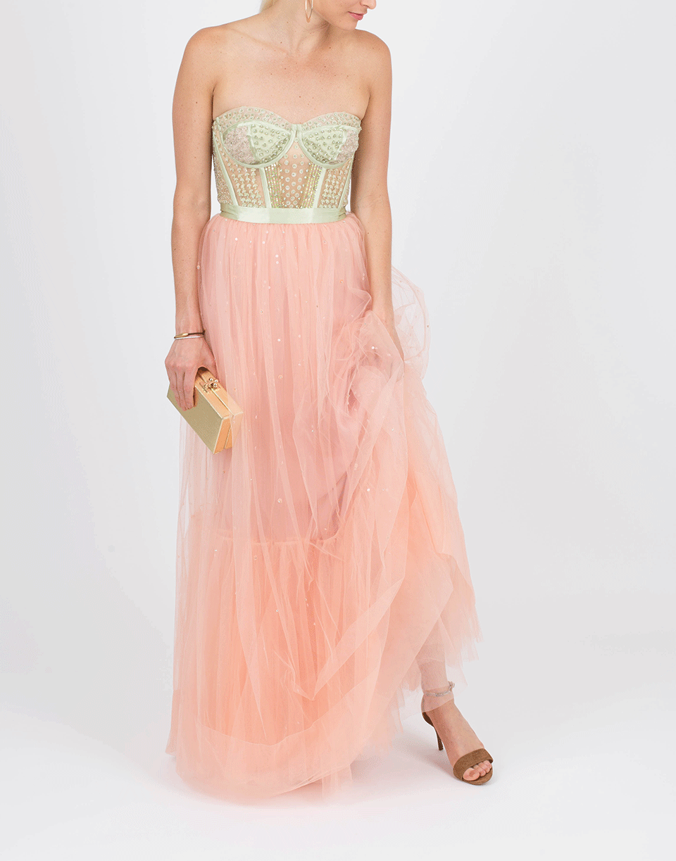 TEMPERLEY LONDON-Cannes Midi Dress-