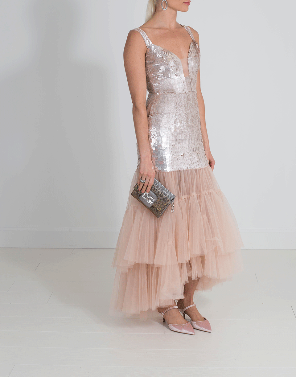 TEMPERLEY LONDON-Bardot Midi Dress-