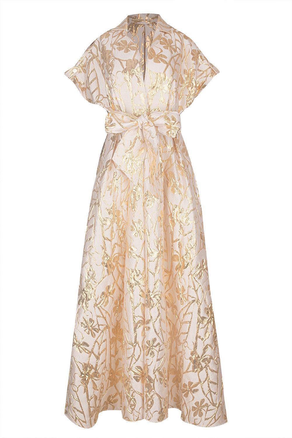 Frankel Gown-LIQDGOLD-6-CLOTHINGDRESSGOWN-TEMPERLEY LONDON