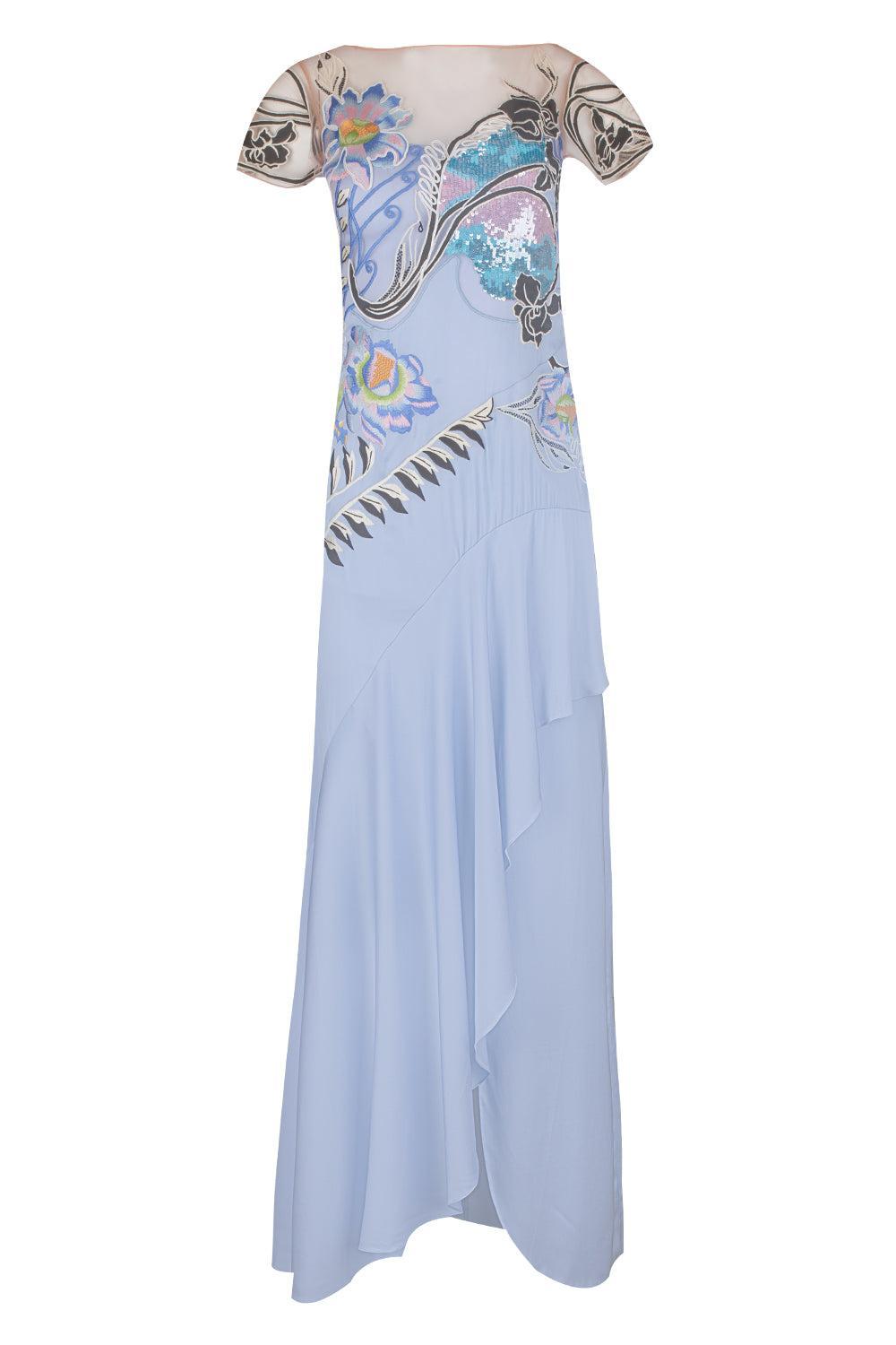 Gracia Gown-ROSEWATR-2-CLOTHINGDRESSGOWN-TEMPERLEY LONDON