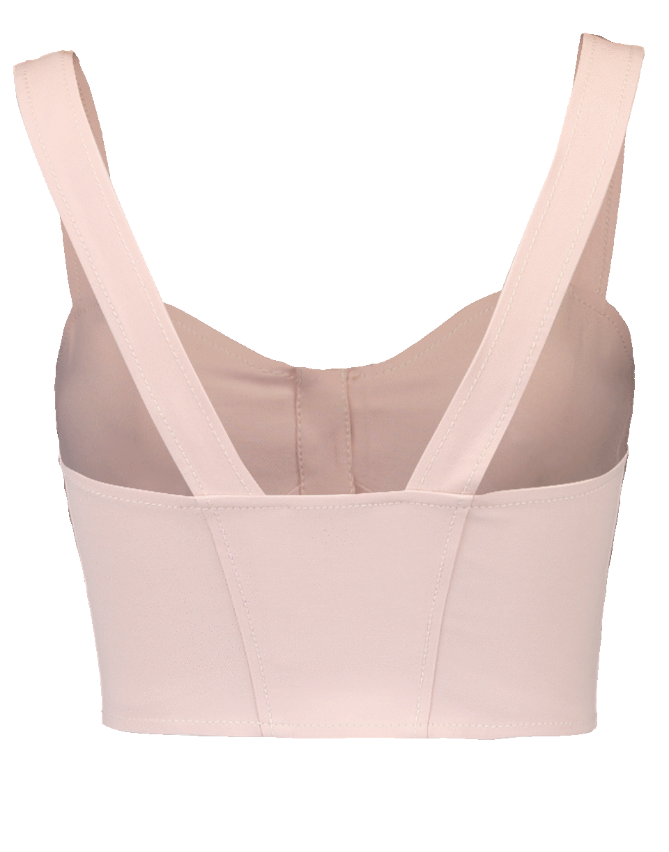 TEMPERLEY LONDON-Ocean Cropped Top-POWDER