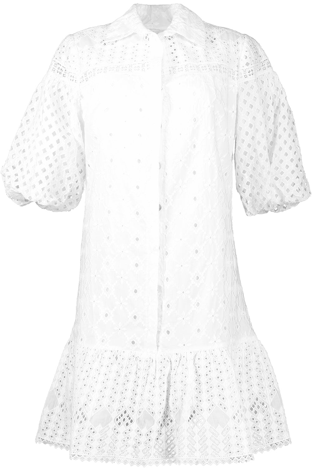 Danubio Dress - Bianco-BIANCO-XS-CLOTHINGDRESSCASUAL-TEMPTATION POSITANO