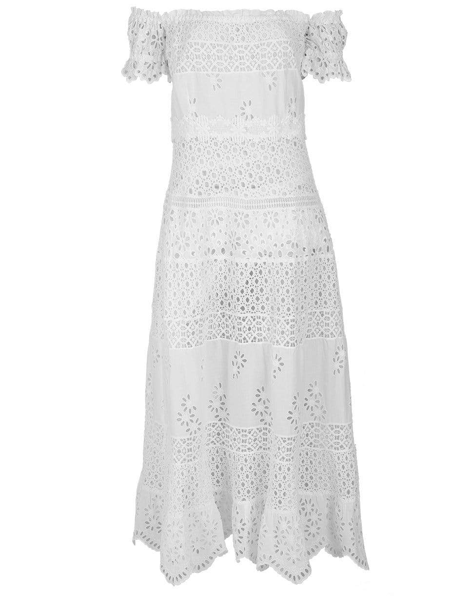 TEMPTATION POSITANO-Malta Off Shoulder Tea Length Dress-