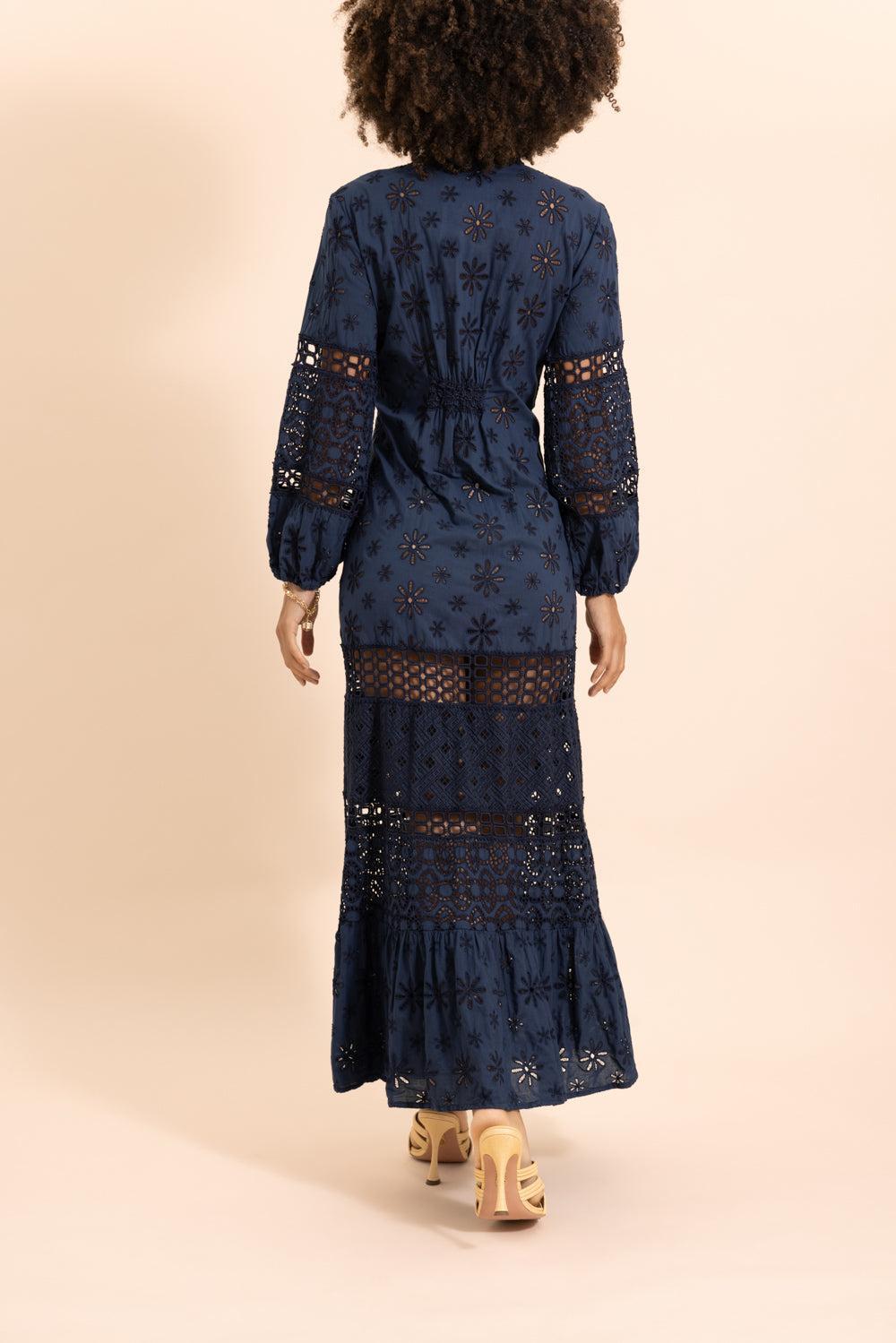 Noce Dress-BLUE-XS-CLOTHINGDRESSCASUAL-TEMPTATION POSITANO