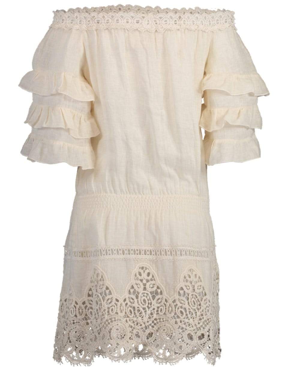 TEMPTATION POSITANO-Cali Off Shoulder Ruffle Dress-