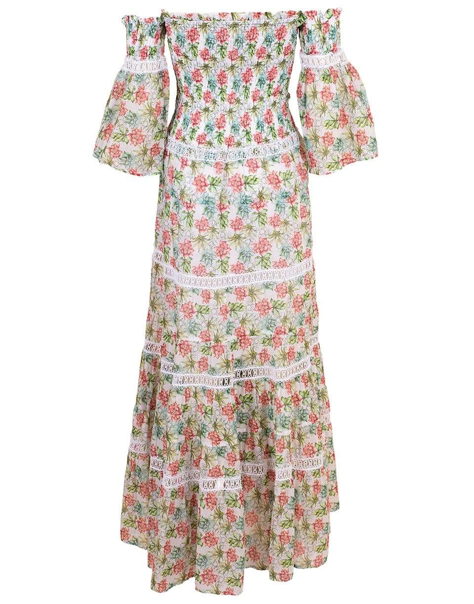 TEMPTATION POSITANO-Gibara Off Shoulder Print Dress-