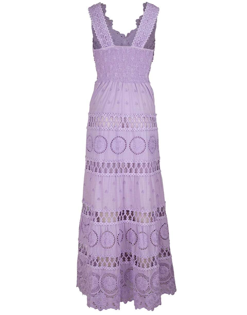TEMPTATION POSITANO-Asuncion Sleeveless V-Neck Lilac Maxi Dress-