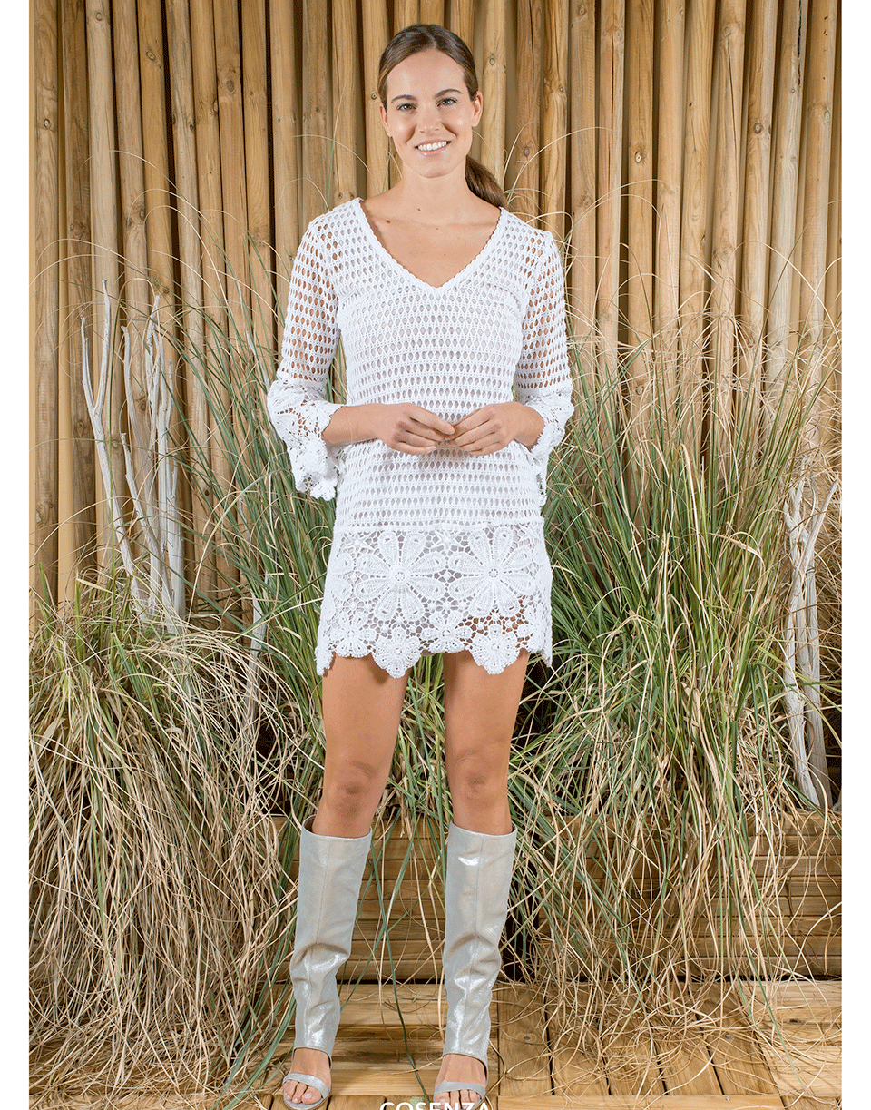 TEMPTATION POSITANO-Crochet Cosenza Dress-