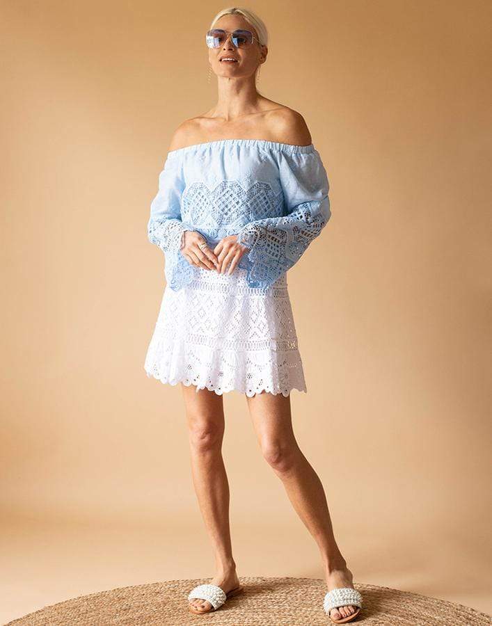 TEMPTATION POSITANO-Quito Mini Lace Skirt-