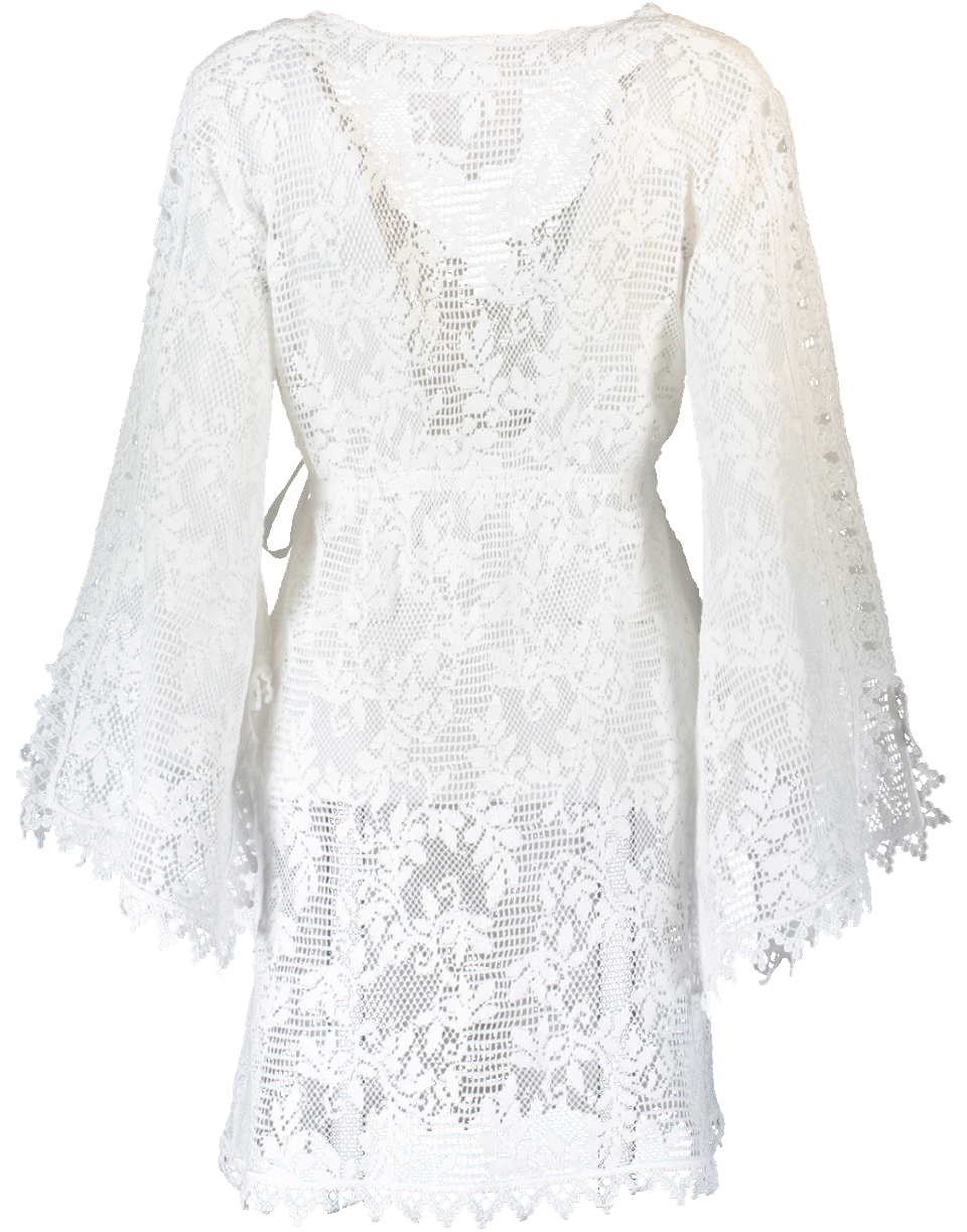 TEMPTATION POSITANO-Pico Crochet Robe-