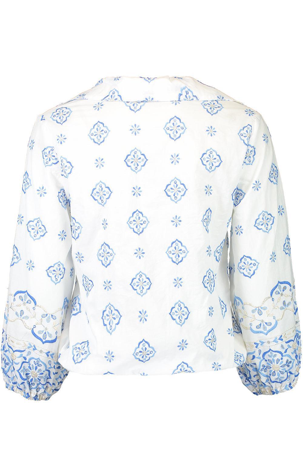Saona Top-BLUE-XS-CLOTHINGTOPBLOUSE-TEMPTATION POSITANO