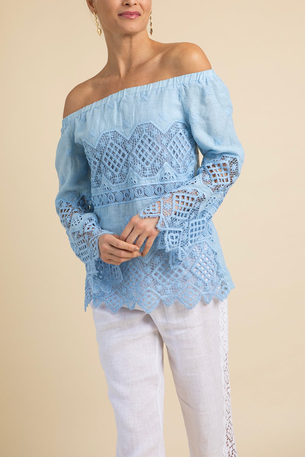TEMPTATION POSITANO-Cielo Buenos Aires Top-