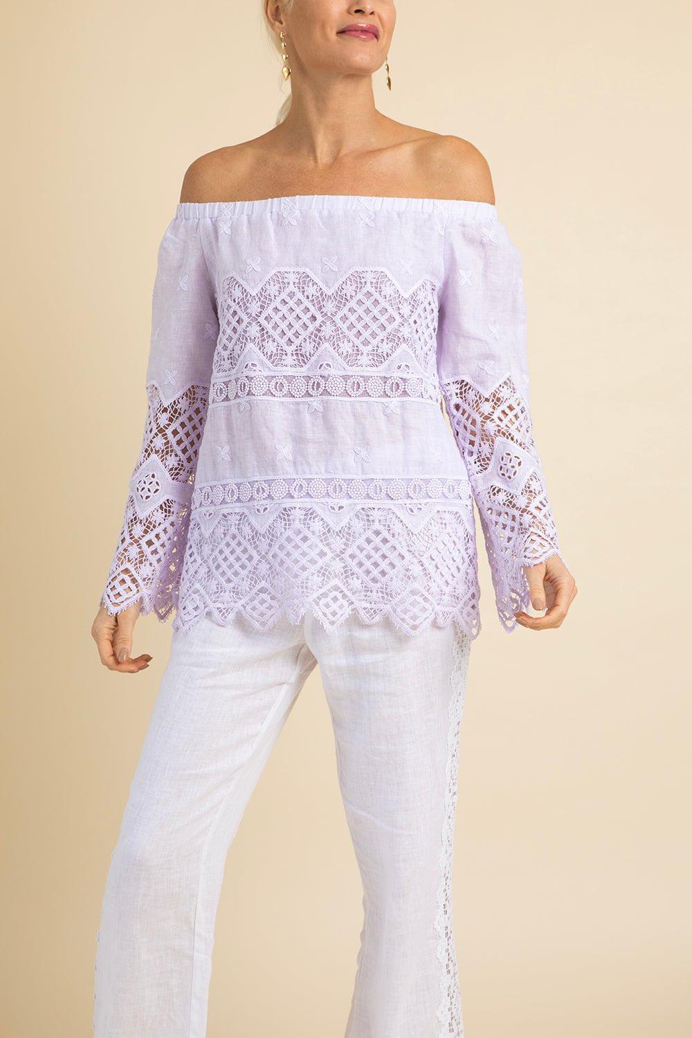 TEMPTATION POSITANO-Lilac Buenos Aires Top-