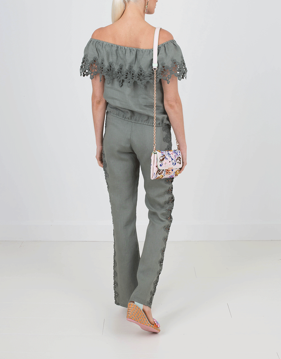TEMPTATION POSITANO-Kure Off Shoulder Crochet Blouse-