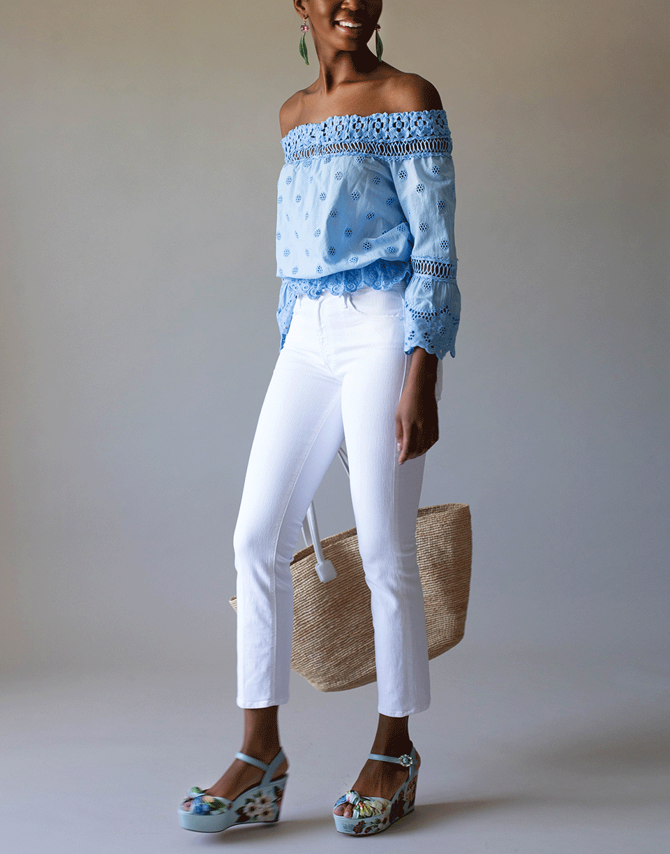 TEMPTATION POSITANO-Ceilo Colombia 3/4 Sleeve Off Shoulder Blouse-
