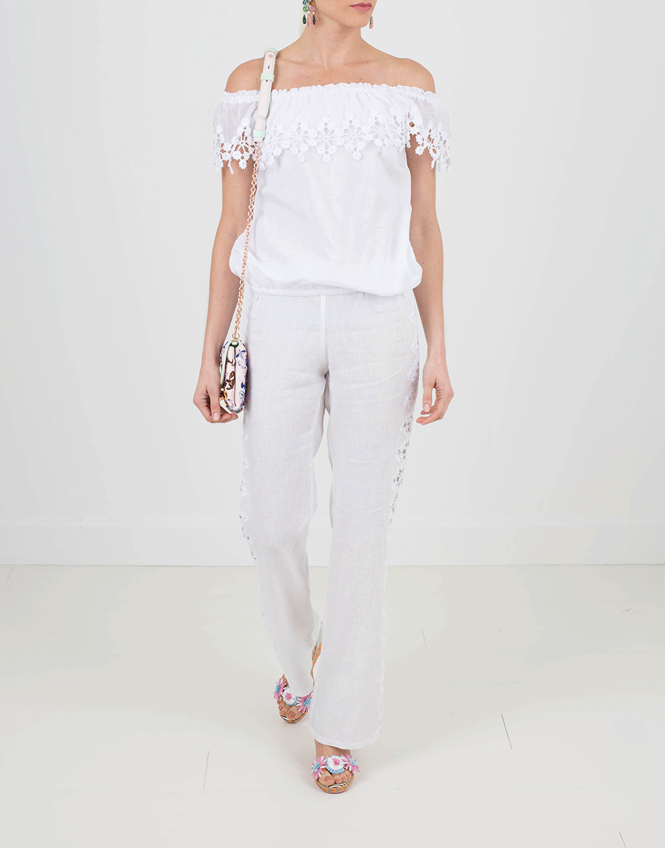 TEMPTATION POSITANO-Pate Crochet Blouse-