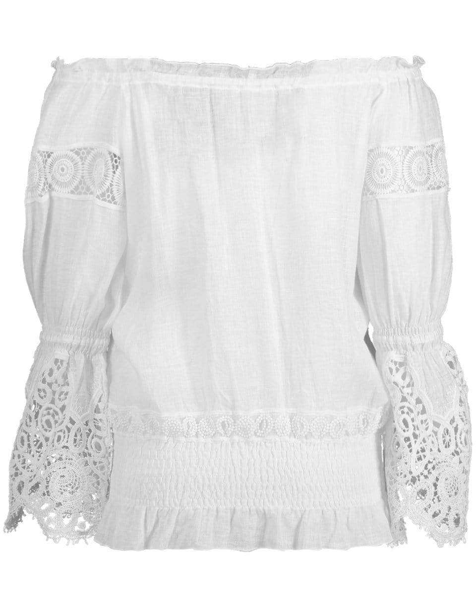 TEMPTATION POSITANO-Valencia Off Shoulder Top-