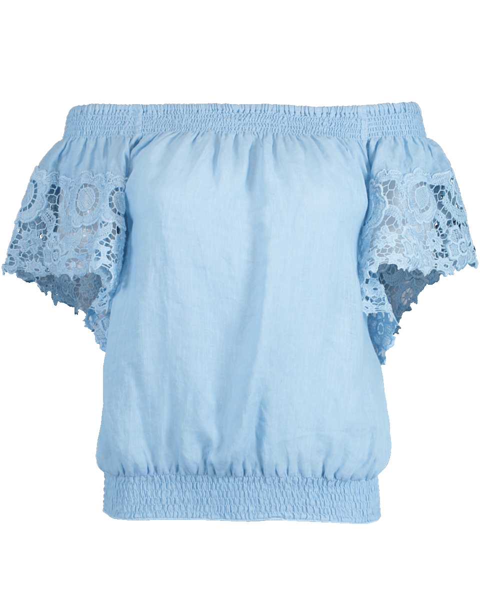 TEMPTATION POSITANO-Off Shoulder Barra Top-